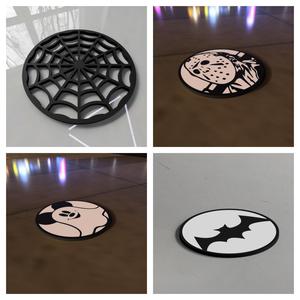 Spooky Halloween Coaster Set (4 Designs)