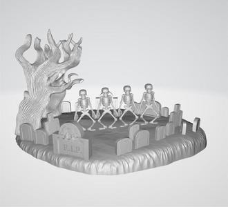 The Skeleton Dance Diorama