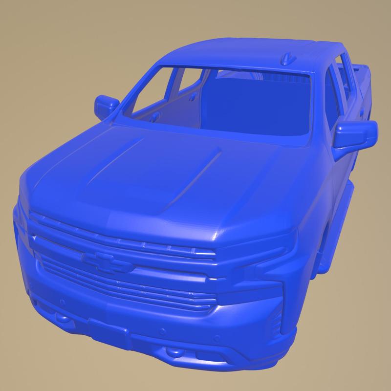 Chevrolet Silverado Crew RST 2019 PRINTABLE CAR BODY