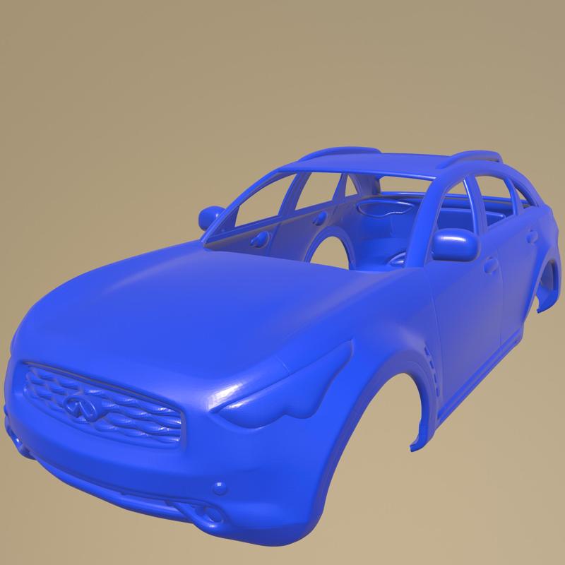 Infiniti FX50 2008 PRINTABLE CAR BODY
