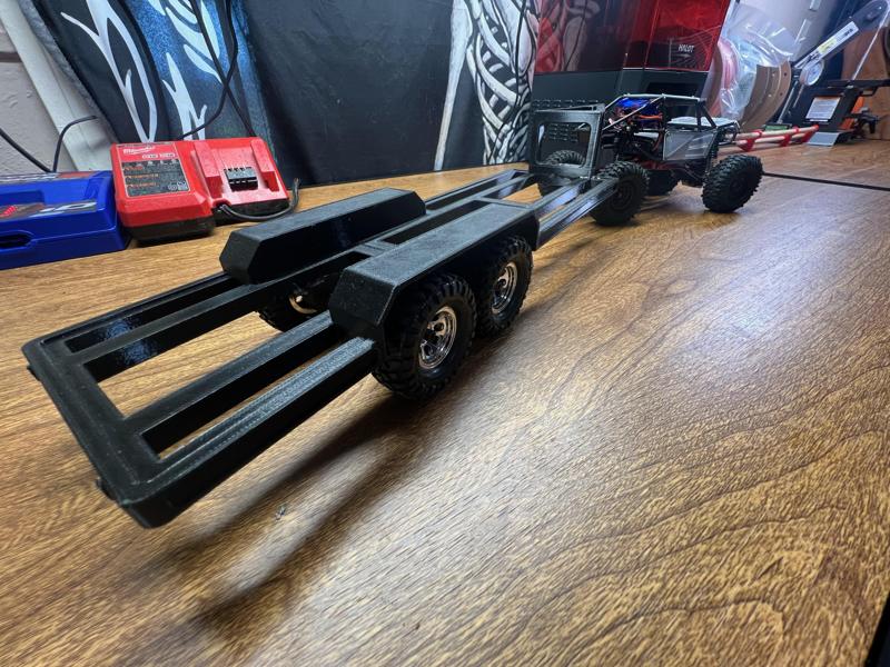 1/18 RC gooseneck trailer