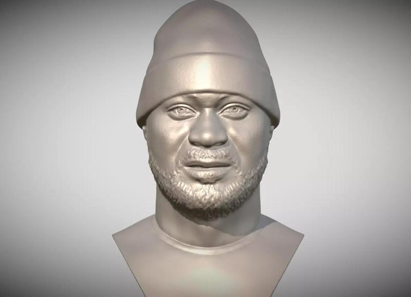 Ghostface Killah bust for 3D printing