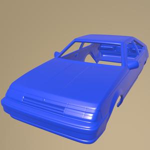Toyota Celica liftback 1981 PRINTABLE CAR BODY
