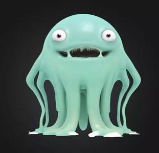 Goopy the Slime Monster - 3D Print Ready