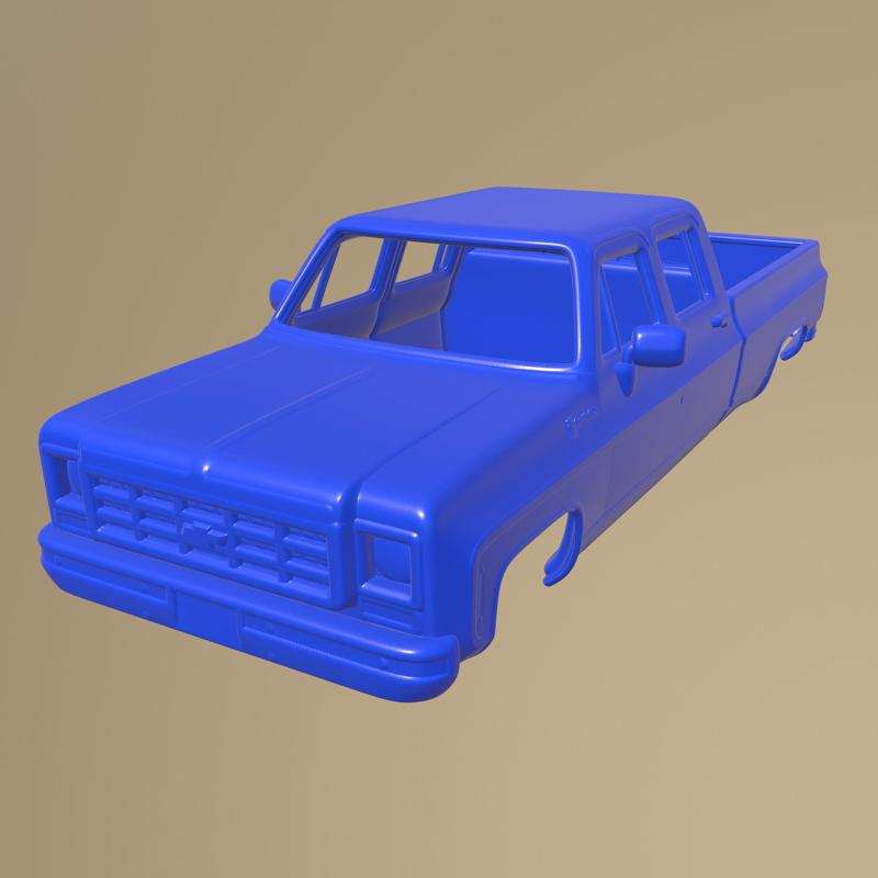 Chevrolet K30 CrewCab 1979 Printable Car Body