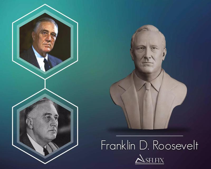 Franklin D Roosevelt Bust