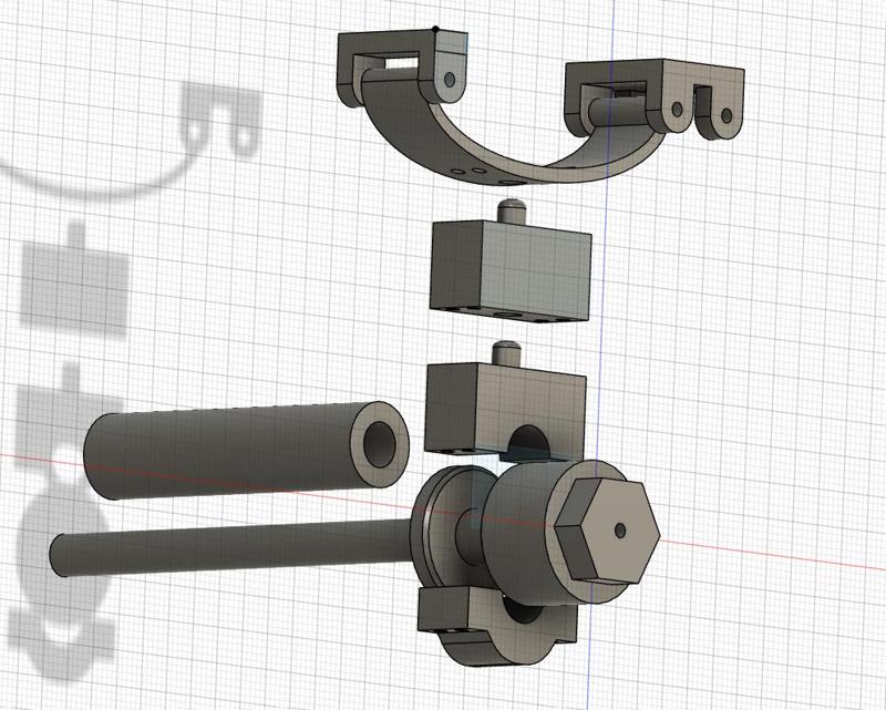 1:24 Trailer / camper suspension and axle kit