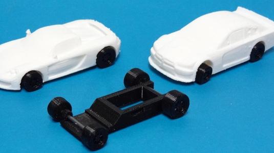 HO Slot Car False Frame