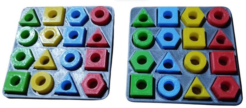 Shapes and Colors Game -Children - Pedagogy