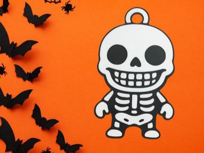 Spooky Skeleton Keychain - Perfect for Halloween