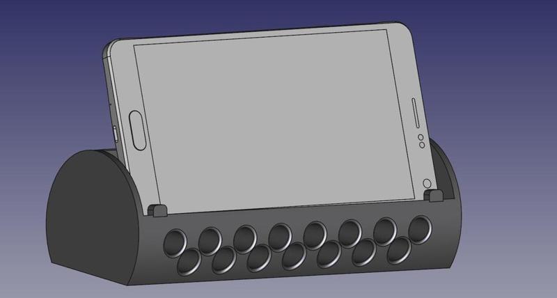 Samsung Note 4 Holder and Speaker