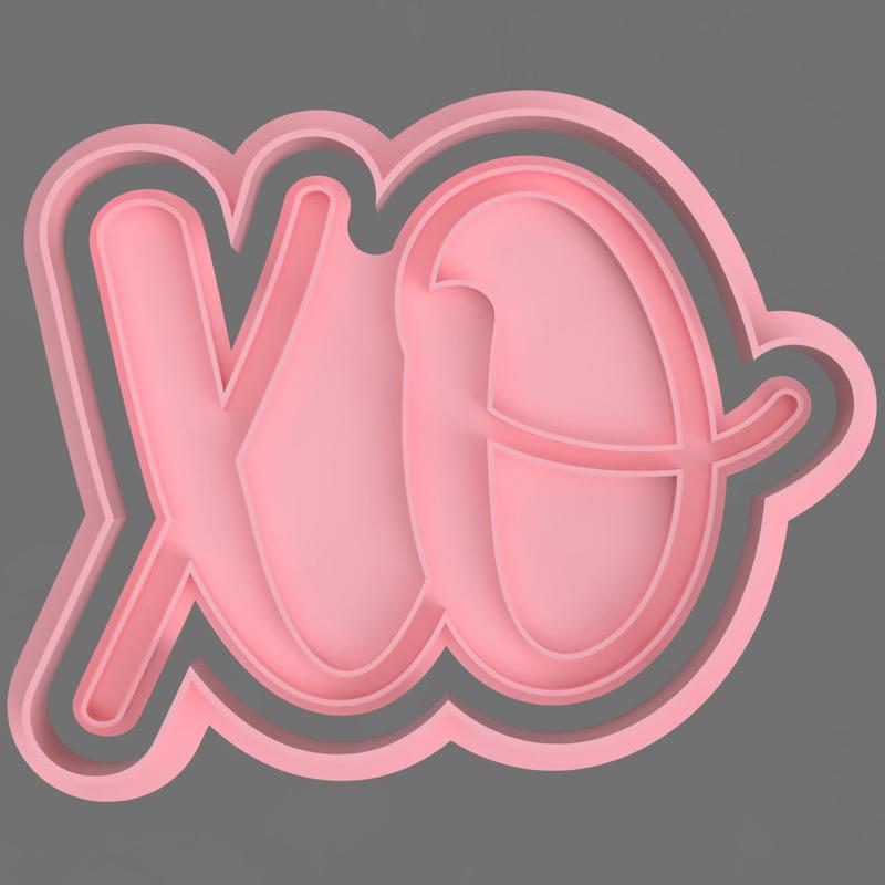 XO XO CUTTERS FOR COOKIE AND FONDANT