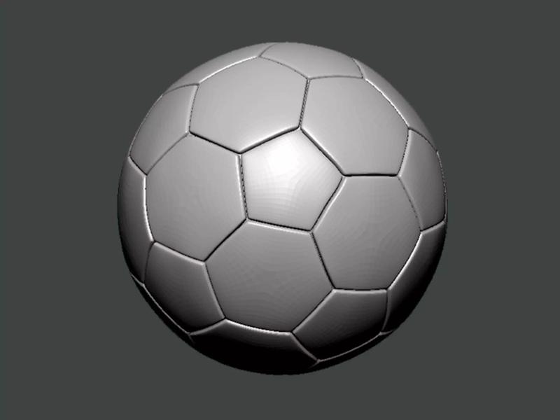 3D Model-FOOTBALL0001 soccer ball