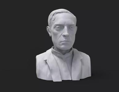 Buster Keaton bust