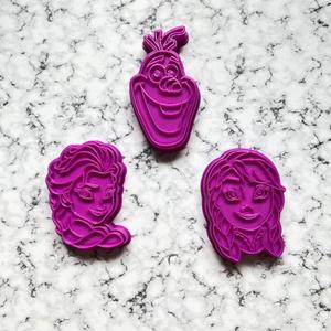 CUTTER AND STAMP PACK FROZEN -ELSA ANA OLAF