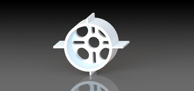 Flying wing FX61 engine support (more thickness)