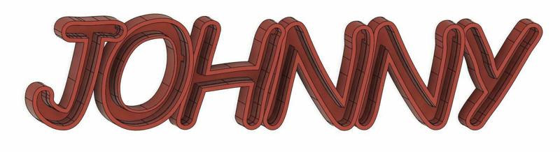 shining name LED Lamp JOHNNY