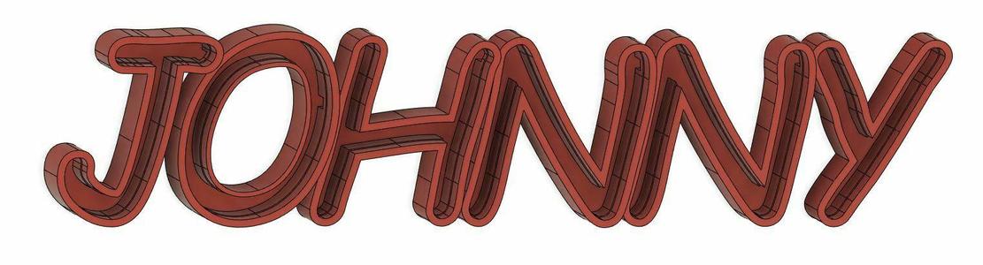 shining name LED Lamp JOHNNY