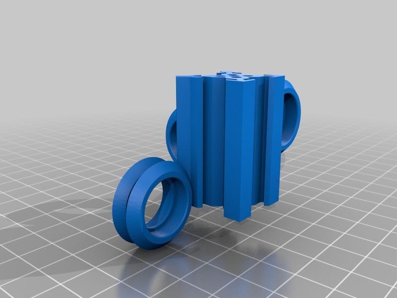 Aluminum Snowflake V-Slot V-Rail Design 20mm x 20mm