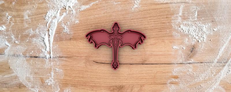 Fourth Wing cookie cutter