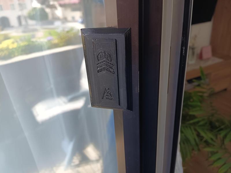 AC window pull handle 135° PROFILE