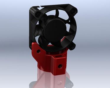 Solidoodle 50mm Fan Mounts on PVC-pipe