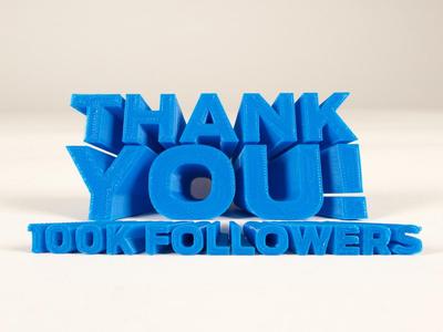 Thank You [MakerBot PrintShop]