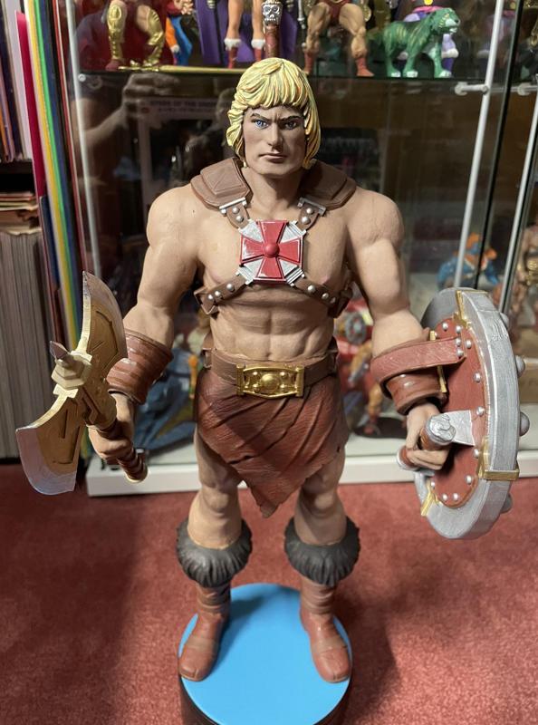 Mondo style Masterverse He-Man w/ Vintage Head