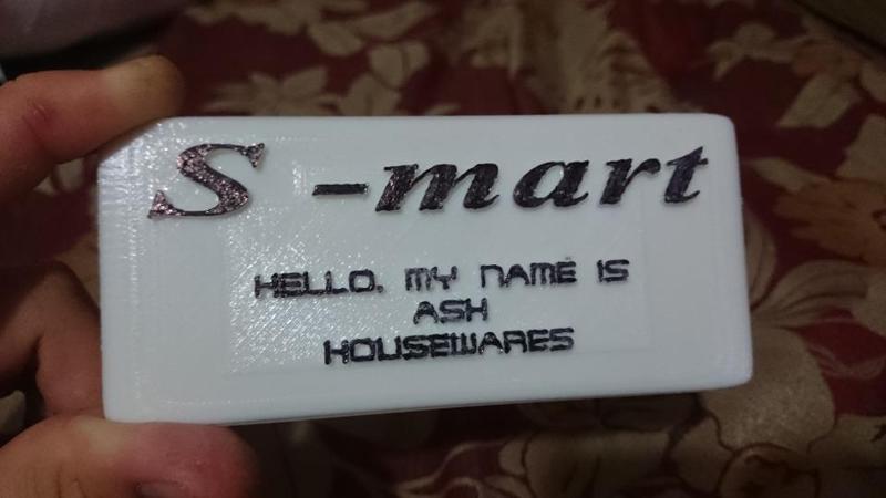 Evil Dead - Ash Housewares Name Tag