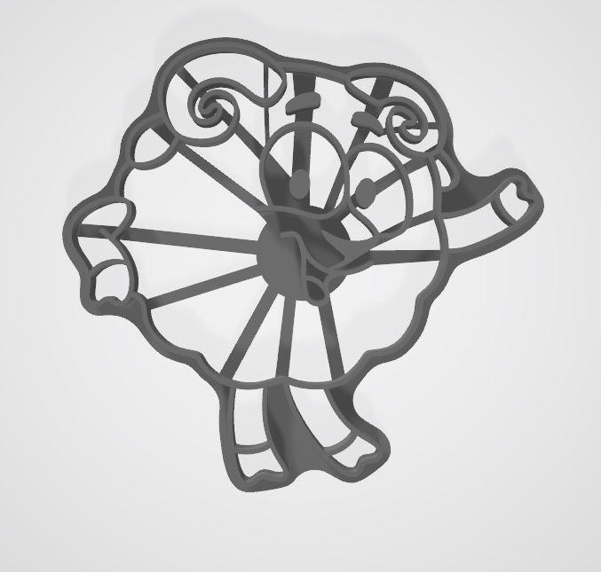 Smeshariki from cartoons Barash cutter