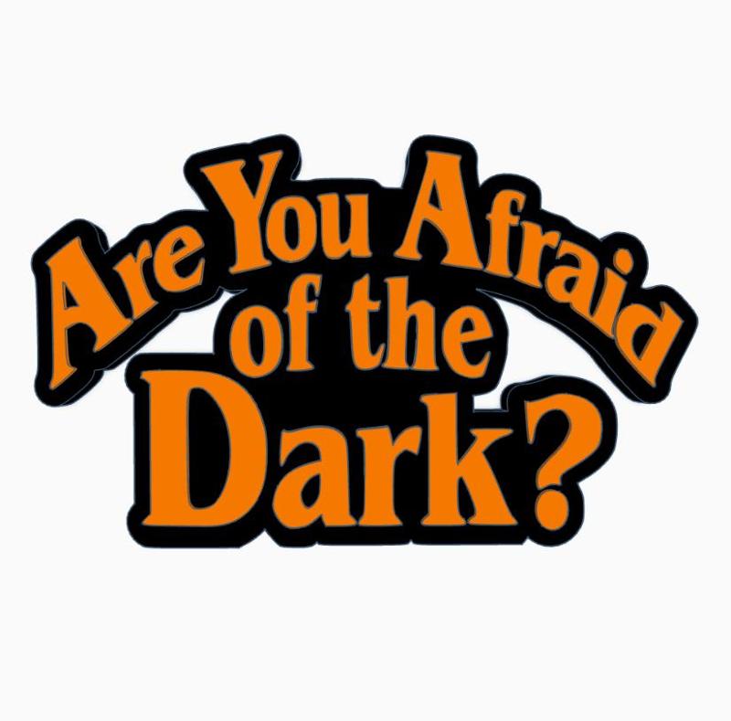 ARE YOU AFRAID OF THE DARK Logo Display by MANIACMANCAVE3D