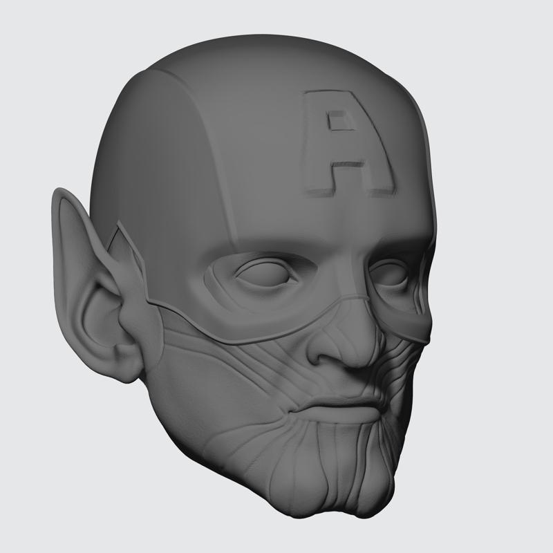 SKRULL CAPTAIN AMERICA (MCU STYLE)