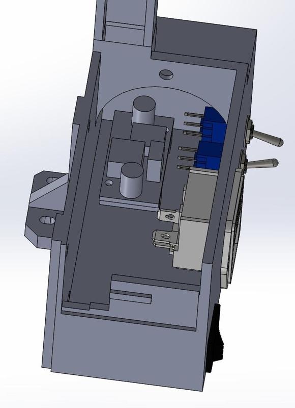 Prusa i3 MK2 PSU upgrade with DC-DC converter and 2 switches