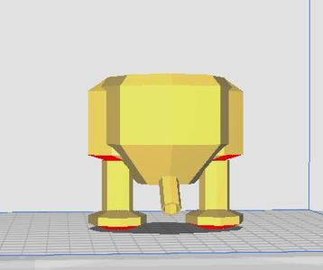 Baby pot that urinates bot type