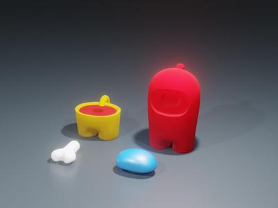 Key ring Among Us Pack