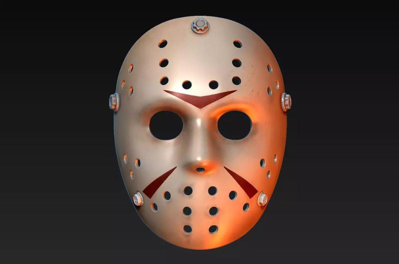 jason voorhees life scale Hockey  mask  printable high model