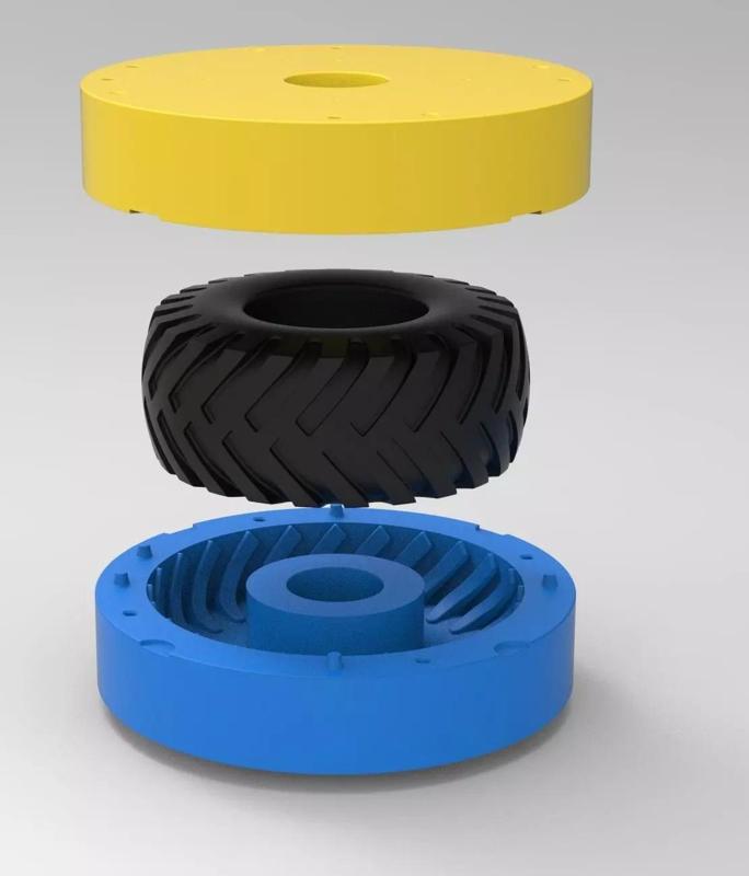 Mold for Tractor tire 42 Scale