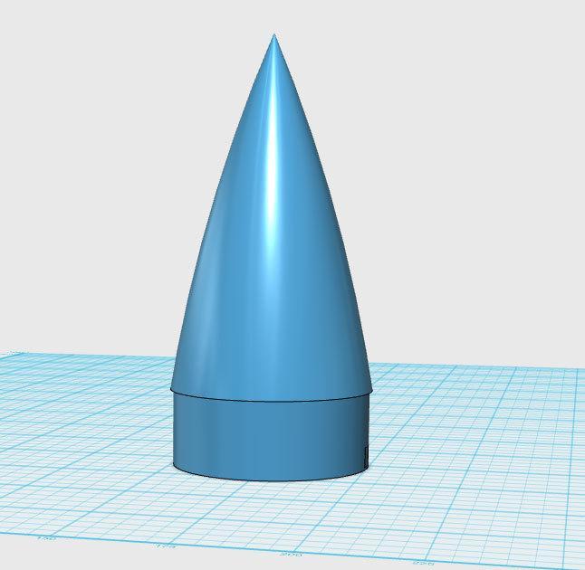Rocket Nosecone for 50/52mm tube