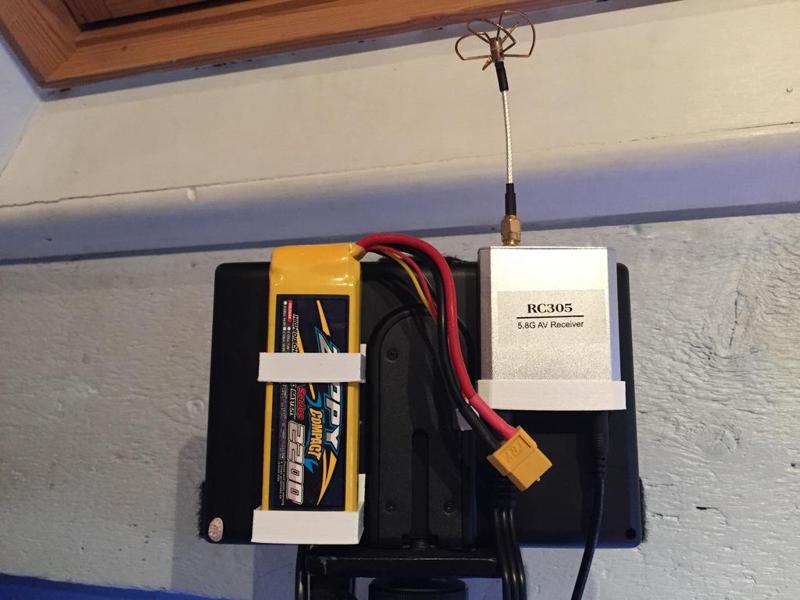 FPV Ground Station Battery And Receiver Holder RC305