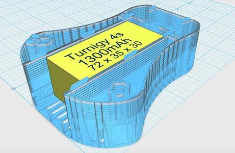 T4 Mini quad body - 33mm height