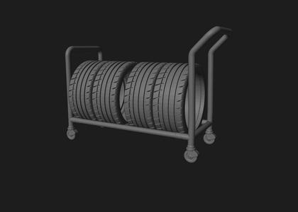TIRE TROLLEY
