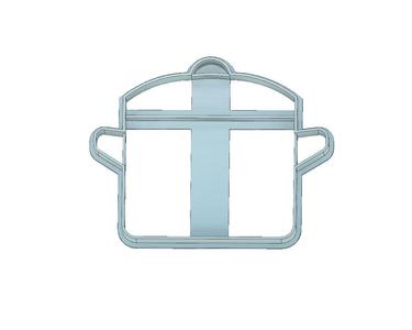 COOKING POT COOKIE CUTTER, CHEF COOKIE CUTTER, KITCHEN COOKIE CUTTER, COOKING, CHEF, KITCHEN, COOKING POT