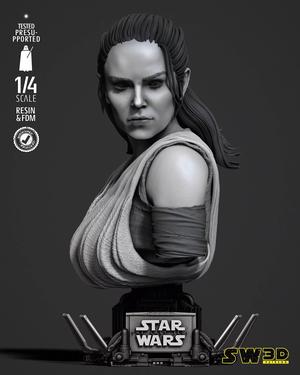 STAR WARS Rey Portrait Bust