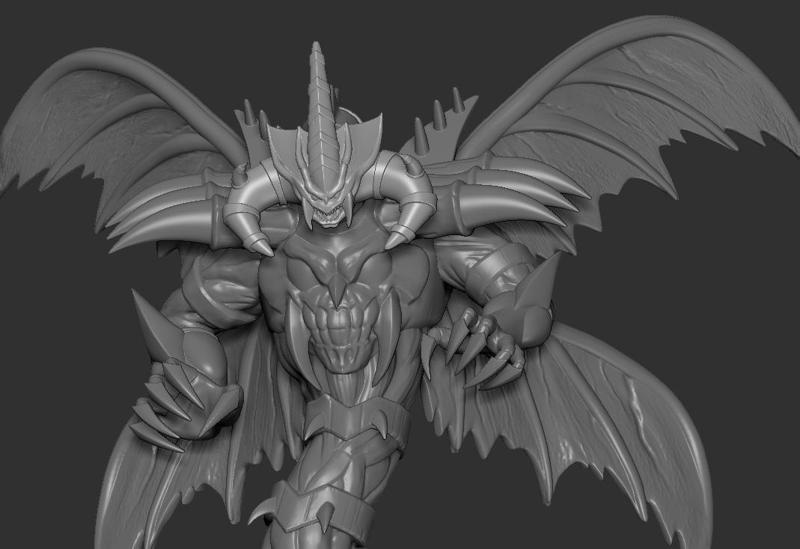 Yugioh Dragocytos the Corrupted Nether Soul Dragon 3d printable figure
