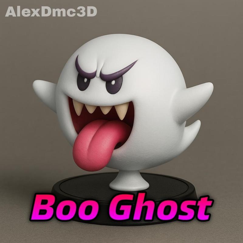 Ghost Mario bros Figure, 👻 Boo Ghost