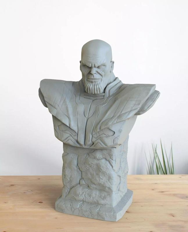 Thanos bust on table
