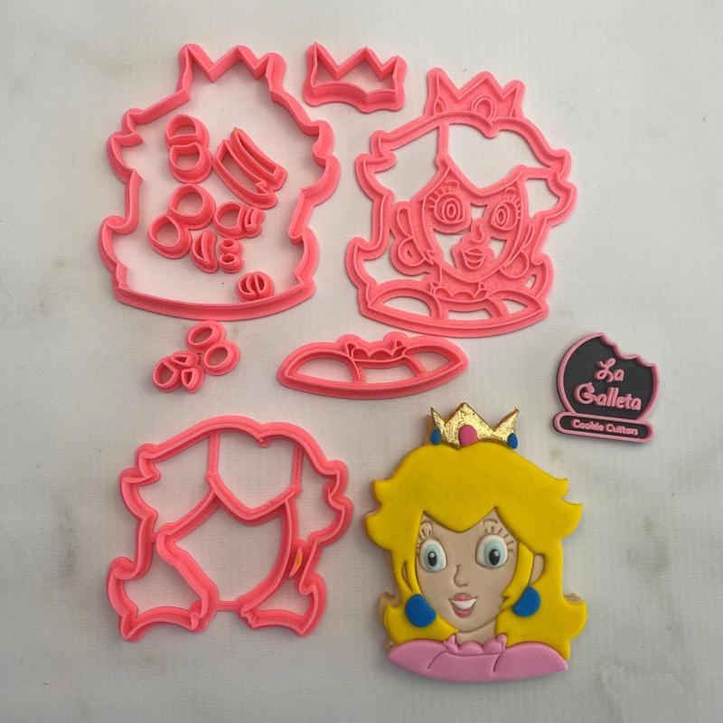 Cutter x Parts Princess Peach Super Mario Bross 10 cm