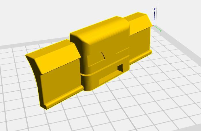 Rear Bumper Holland Style no-lights for EMEK