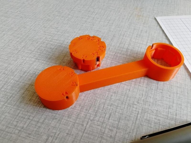 Adjustable offroad Ride Height Gauge