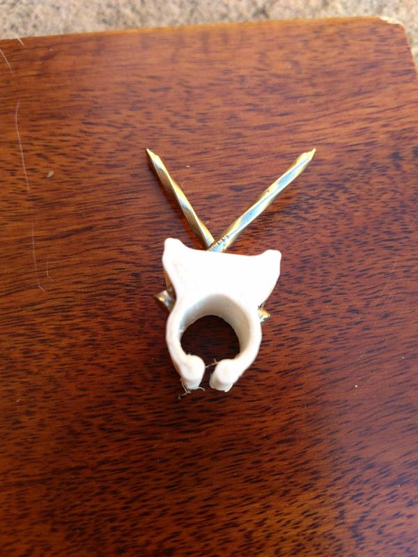 Cable routing nail drywall